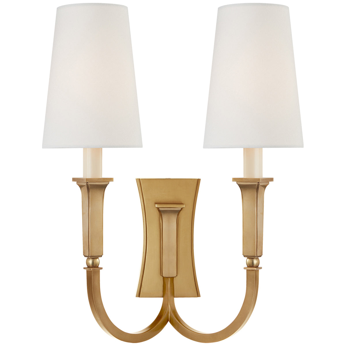 Visual Comfort Delphia Large Double Arm Sconce