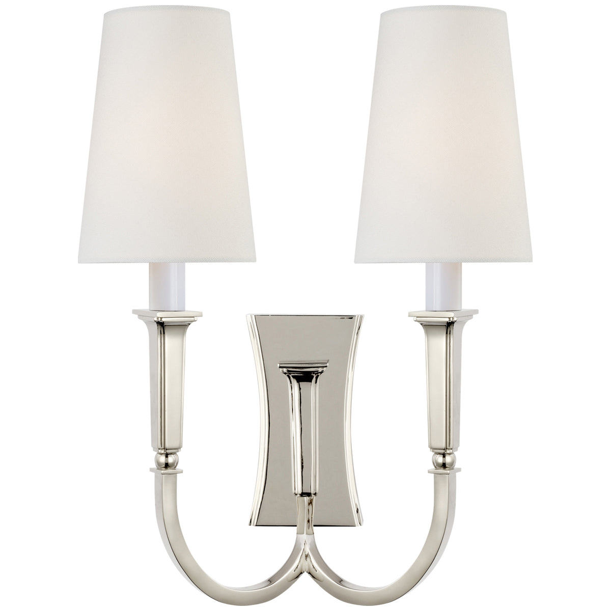 Visual Comfort Delphia Large Double Arm Sconce