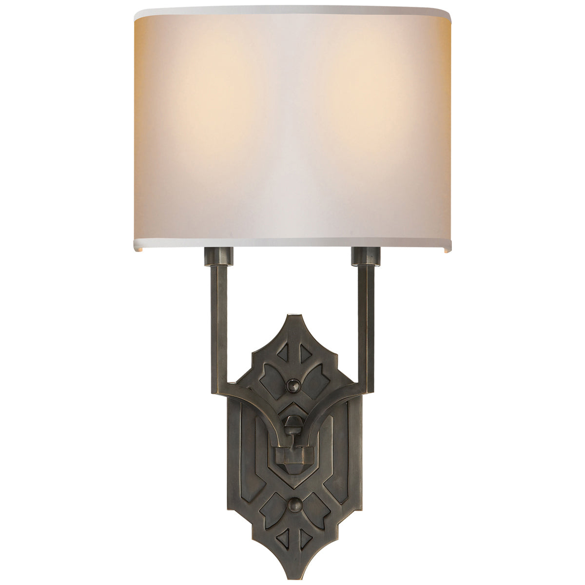 Visual Comfort Silhouette Fretwork Sconce