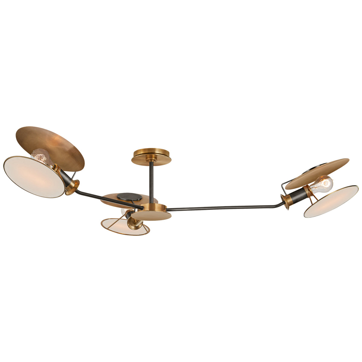 Visual Comfort Osiris Large Asymmetric Semi-Flush Mount