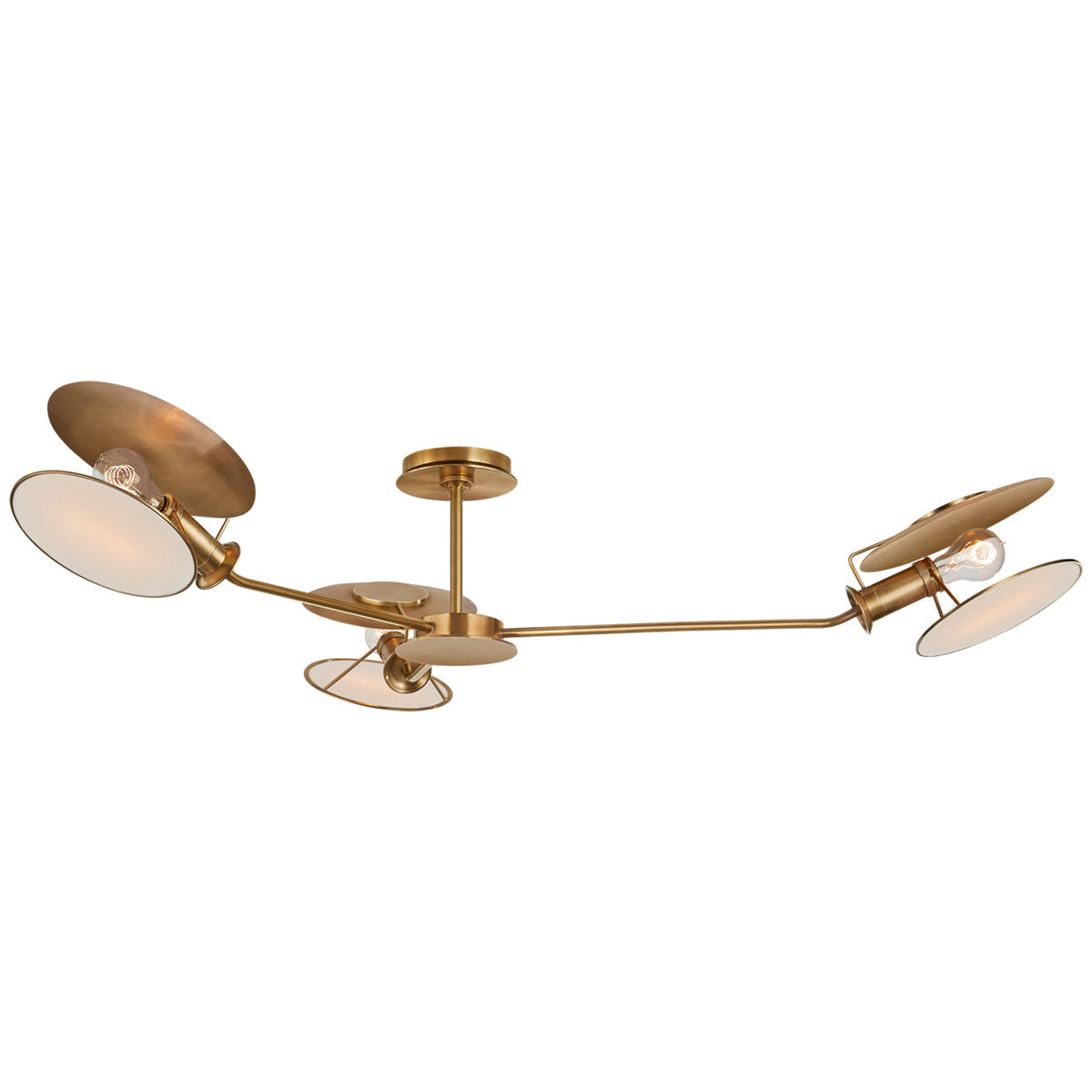 Visual Comfort Osiris Large Asymmetric Semi-Flush Mount