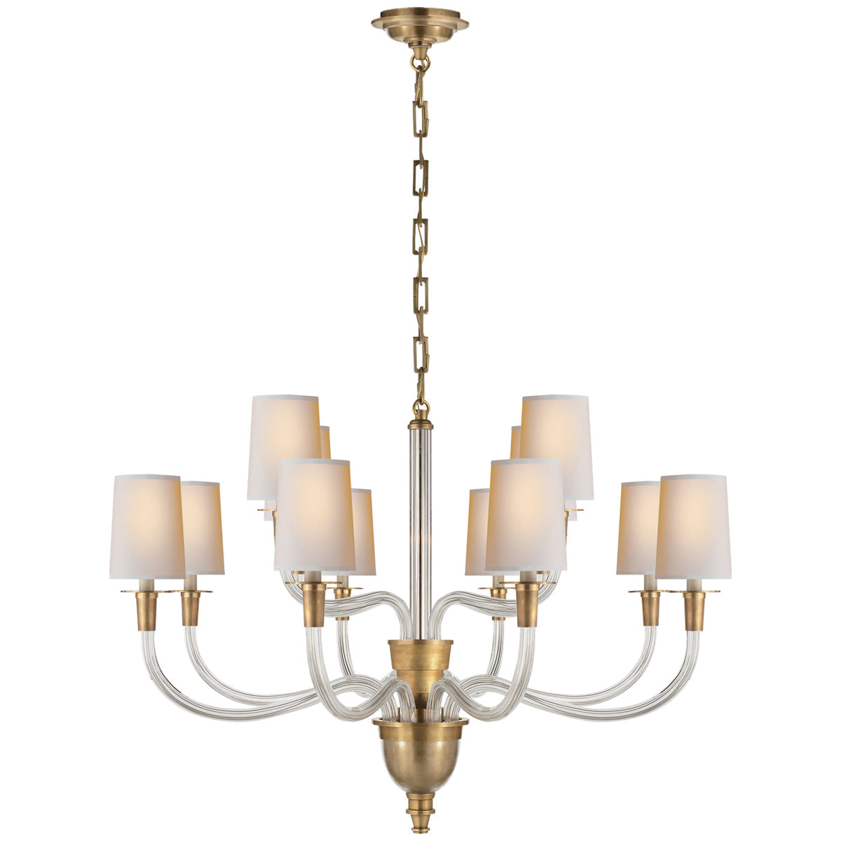 Visual Comfort Vivian Large Two-Tier Chandelier