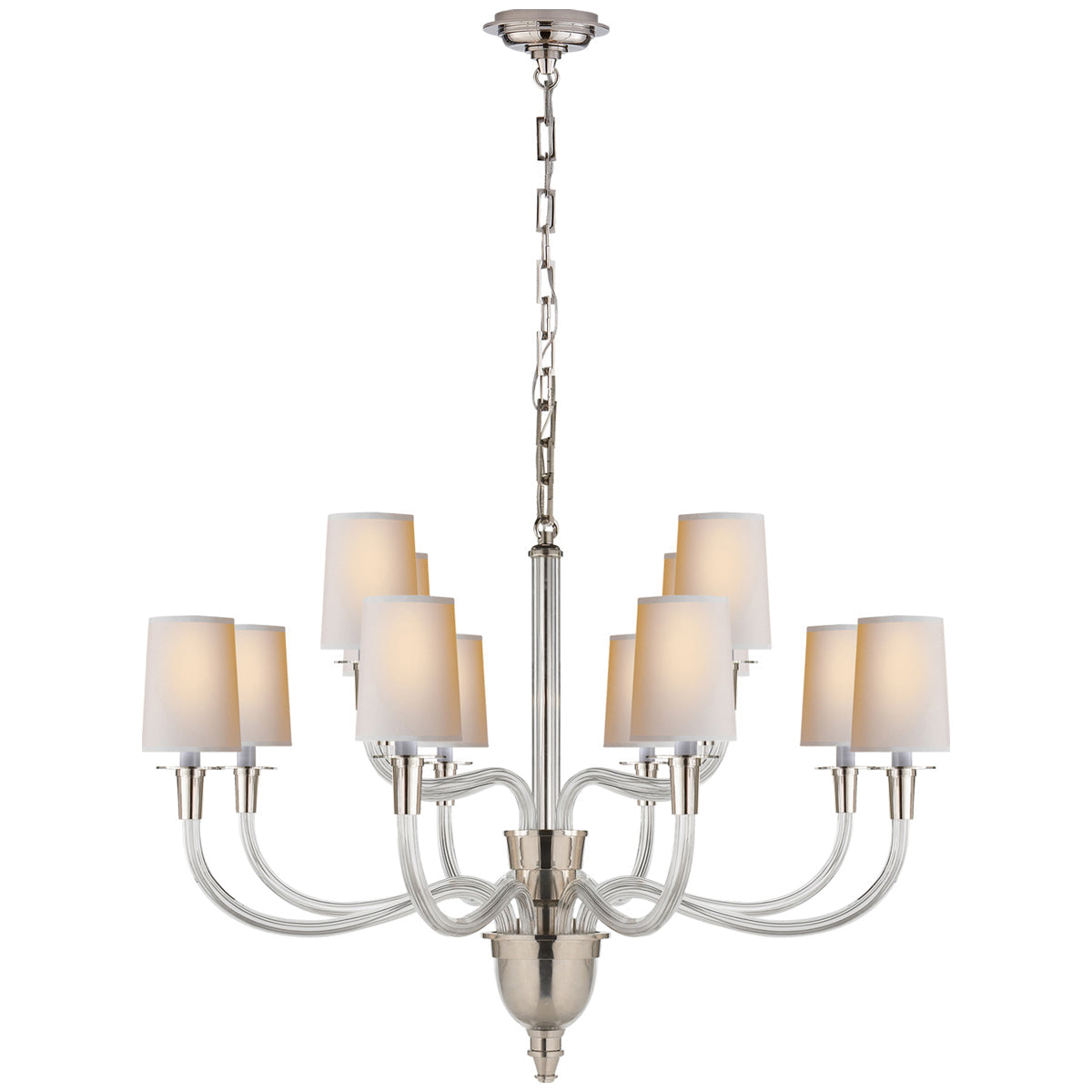 Visual Comfort Vivian Large Two-Tier Chandelier