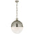 Visual Comfort Hicks Extra Large Pendant with White Glass