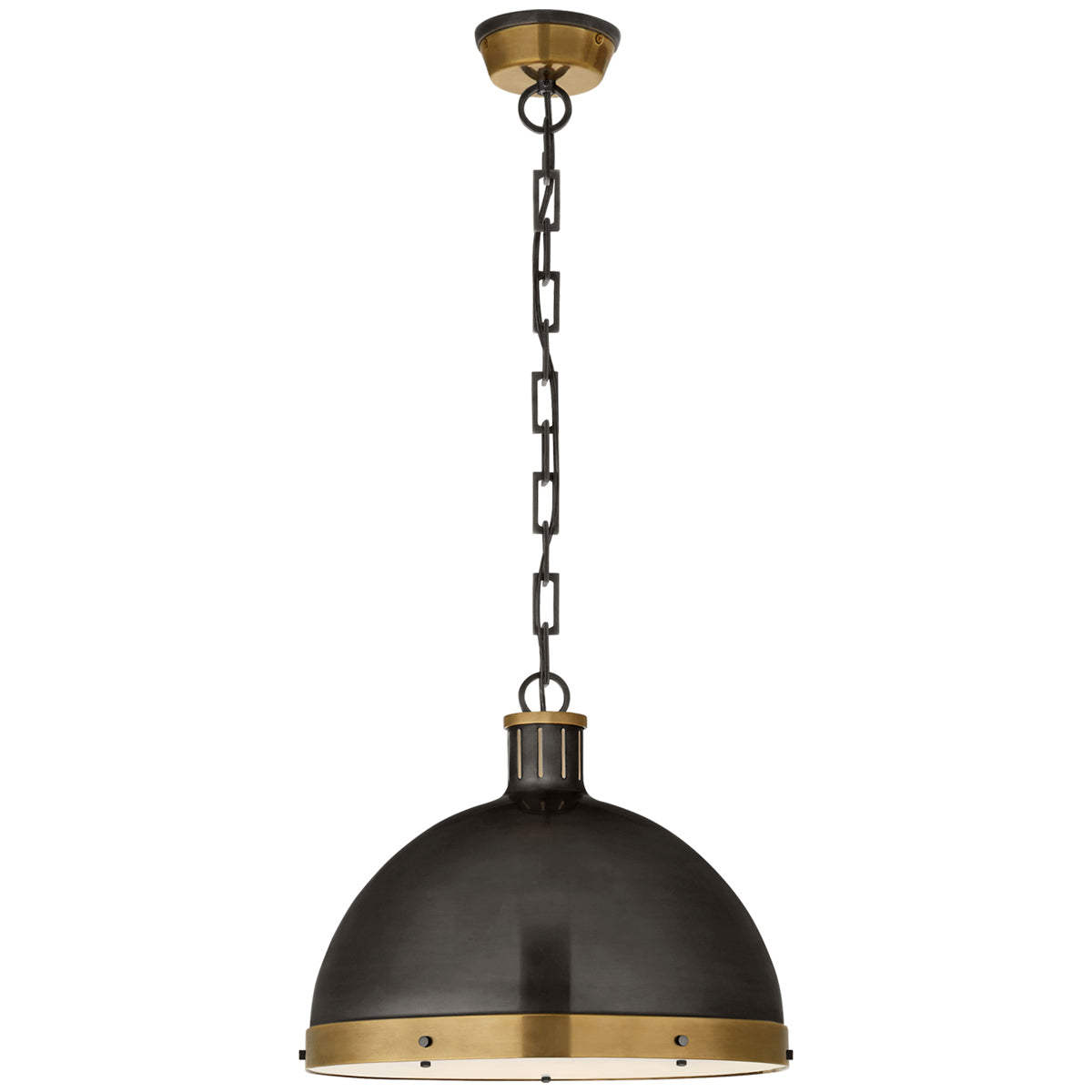 Visual Comfort Hicks Extra Large Pendant with Acrylic Diffuser