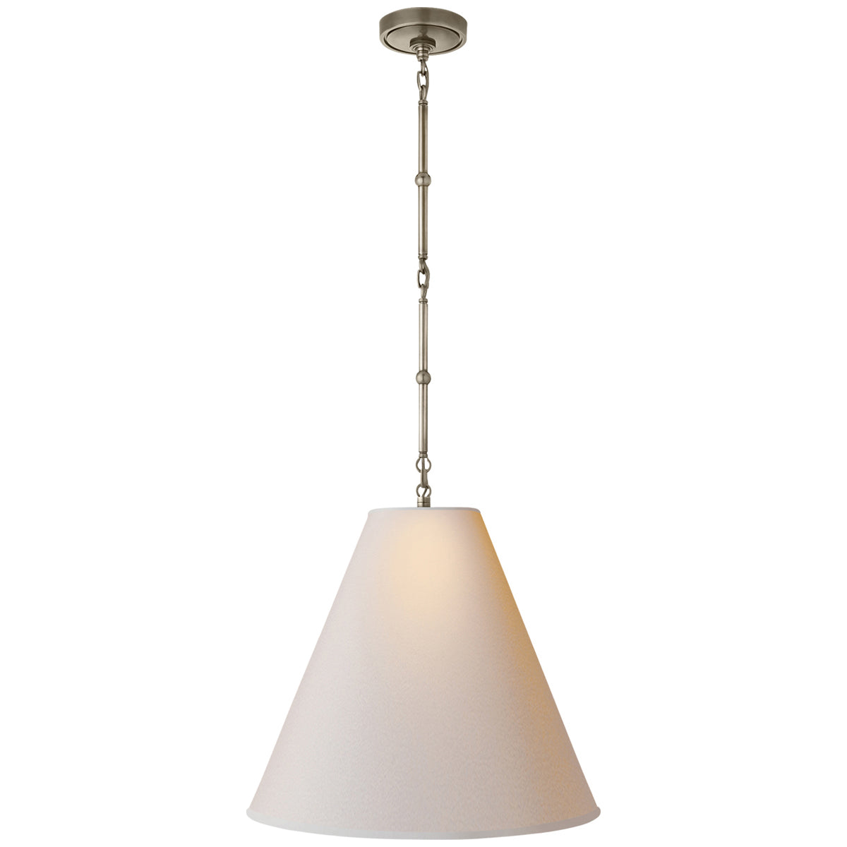 Visual Comfort Goodman Medium Hanging Light with Paper Shade