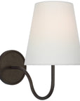 Visual Comfort Lyndsie Small Sconce with Linen Shade