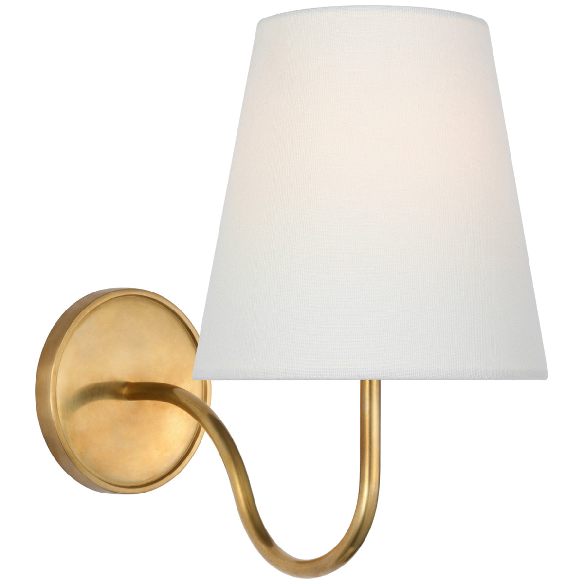 Visual Comfort Lyndsie Small Sconce with Linen Shade