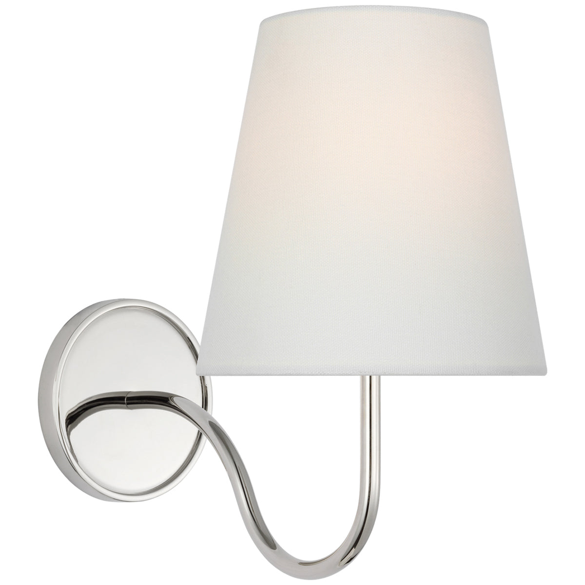 Visual Comfort Lyndsie Small Sconce with Linen Shade