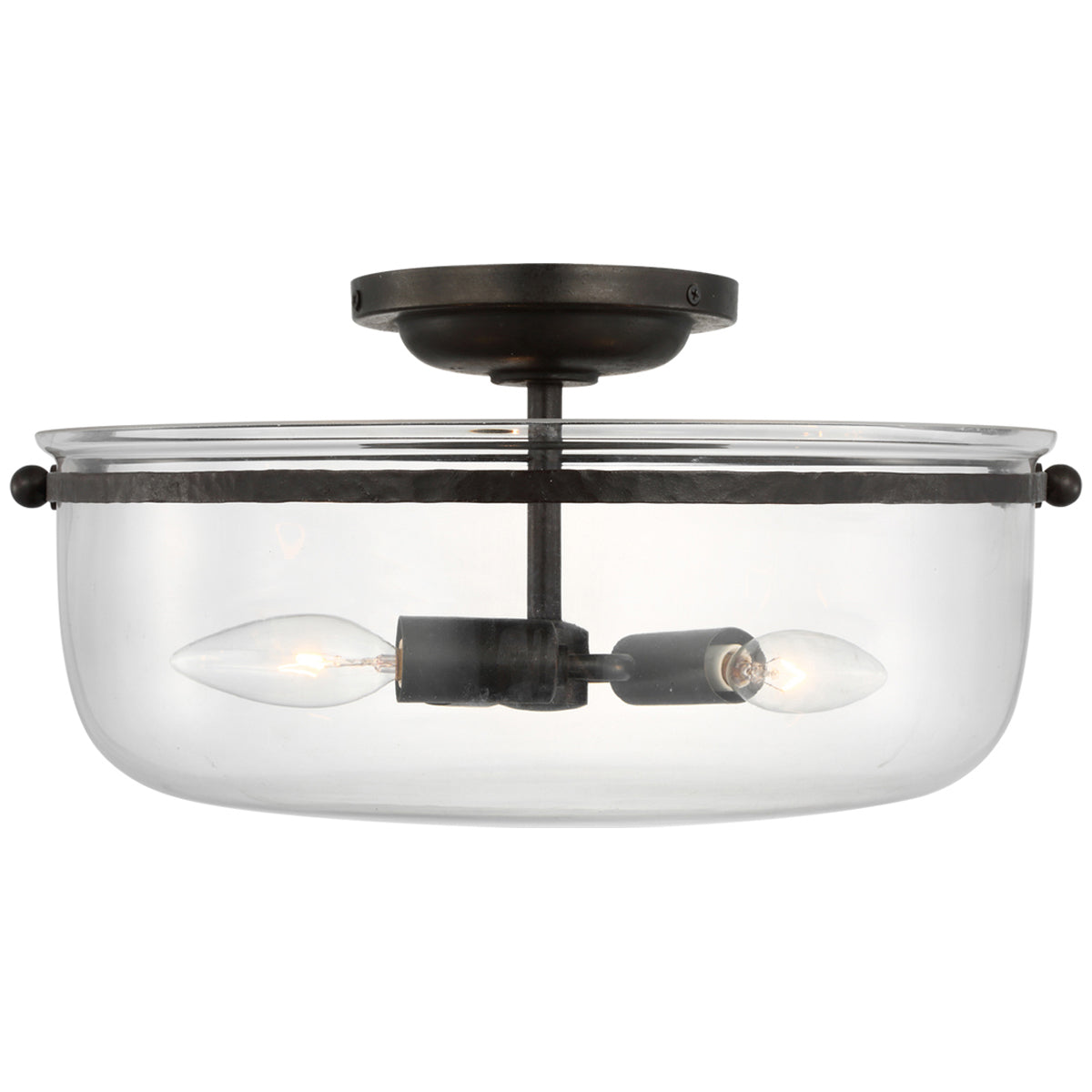 Visual Comfort Lorford Medium Semi-Flush Mount