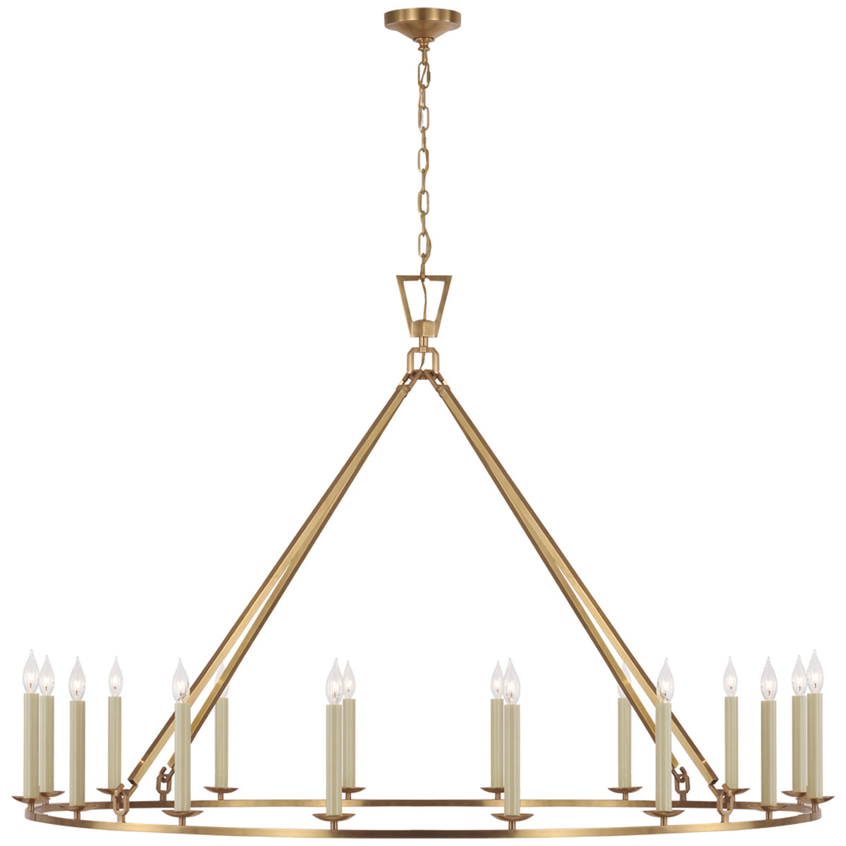 Visual Comfort Darlana Oversized Single Ring Chandelier