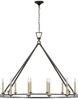 Visual Comfort Darlana Oversized Single Ring Chandelier