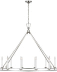 Visual Comfort Darlana Oversized Single Ring Chandelier