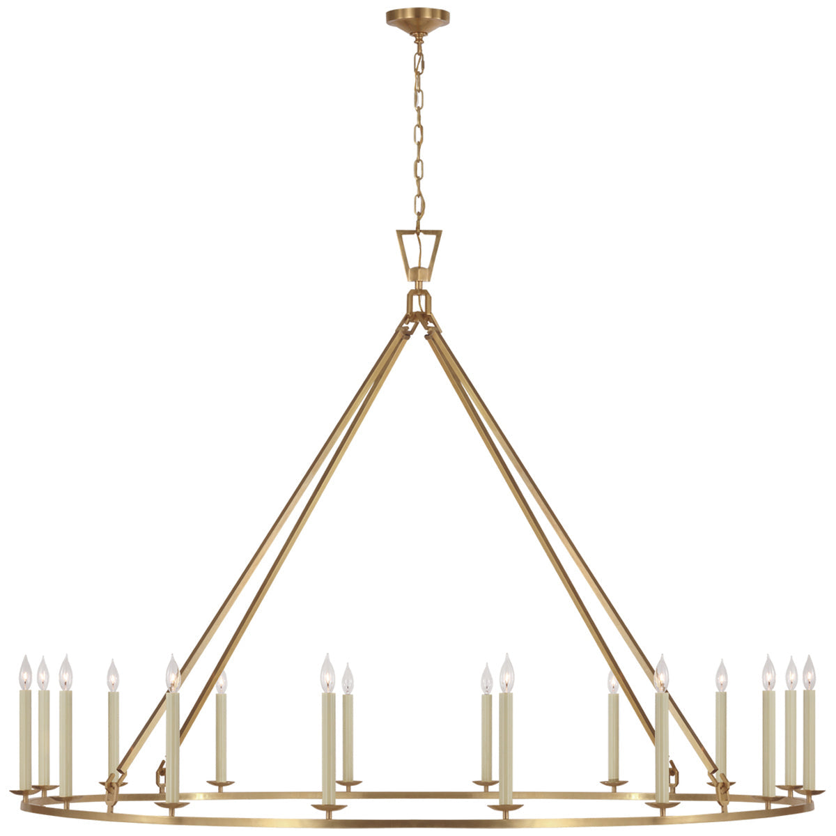 Visual Comfort Darlana Grande Single Ring Chandelier