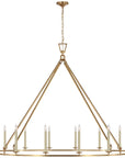 Visual Comfort Darlana Grande Single Ring Chandelier