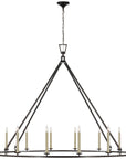 Visual Comfort Darlana Grande Single Ring Chandelier