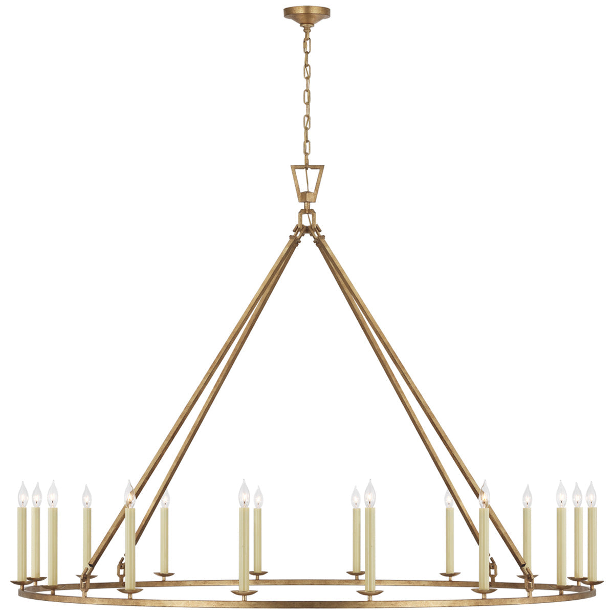 Visual Comfort Darlana Grande Single Ring Chandelier