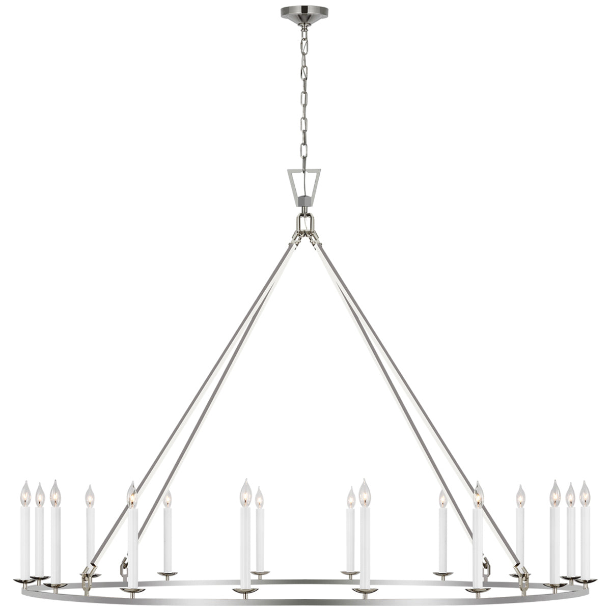 Visual Comfort Darlana Grande Single Ring Chandelier