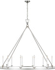 Visual Comfort Darlana Grande Single Ring Chandelier