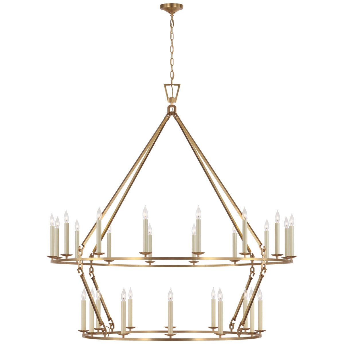 Visual Comfort Darlana Oversized 2-Tier Chandelier