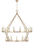 Visual Comfort Darlana Oversized 2-Tier Chandelier