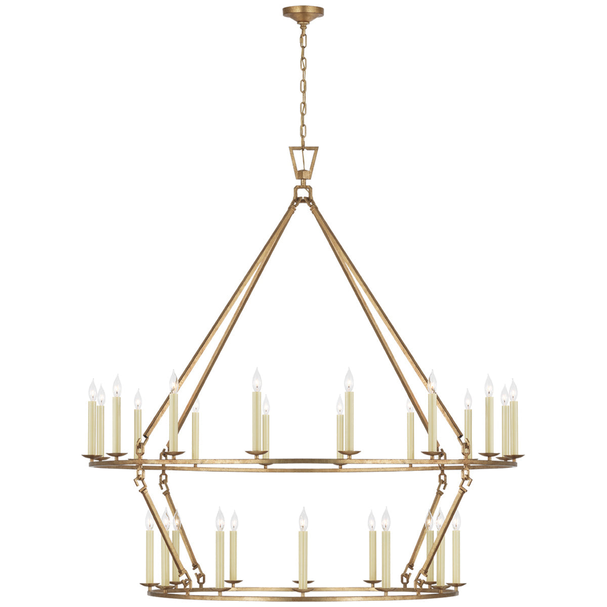 Visual Comfort Darlana Oversized 2-Tier Chandelier