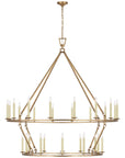 Visual Comfort Darlana Oversized 2-Tier Chandelier