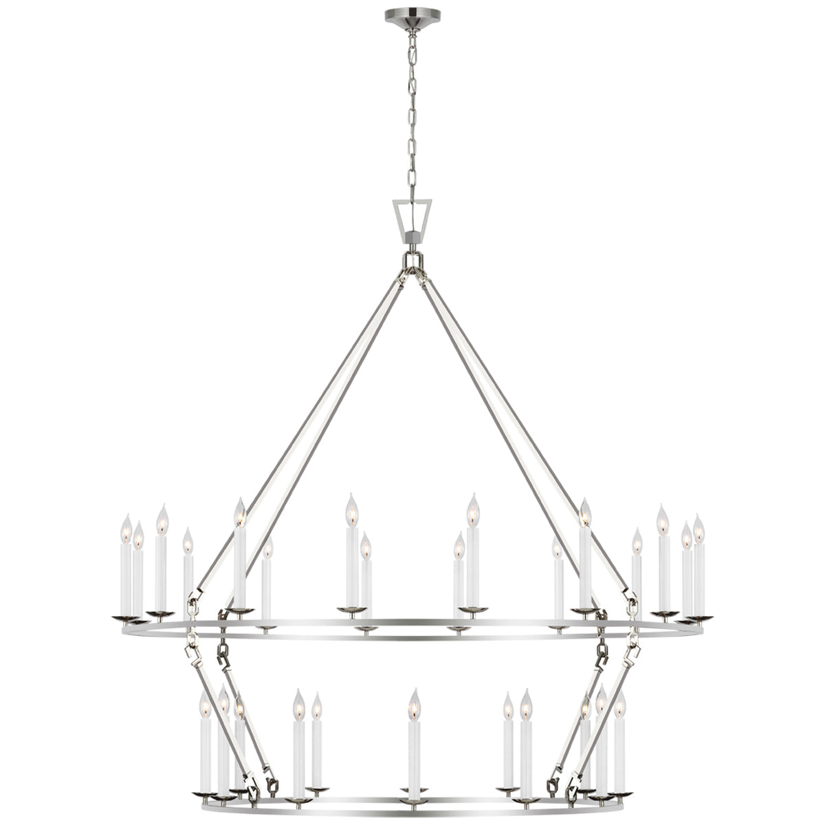 Visual Comfort Darlana Oversized 2-Tier Chandelier