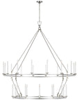 Visual Comfort Darlana Grande 2-Tier Chandelier