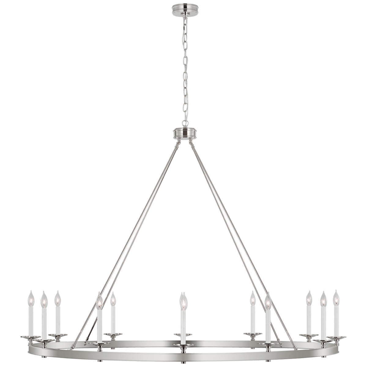 Visual Comfort Launceton Oversized Ring Chandelier