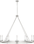 Visual Comfort Launceton Oversized Ring Chandelier