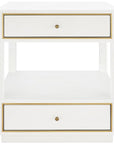 Villa & House Carmen 2-Drawer Side Table