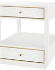 Villa & House Carmen 2-Drawer Side Table