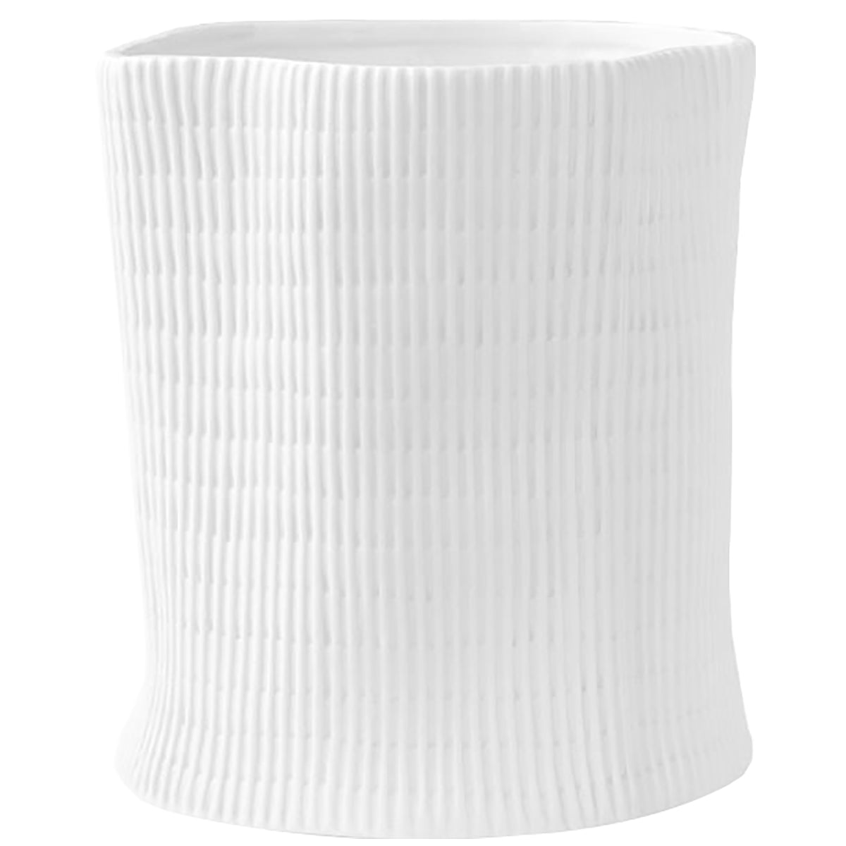 Villa &amp; House Corum Cache Pot, White