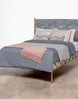 Made Goods Brennan Textured Bed in Beige Crystal Stone