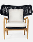 Made Goods Garrison Outdoor Wing Chair in Alsek Fabric