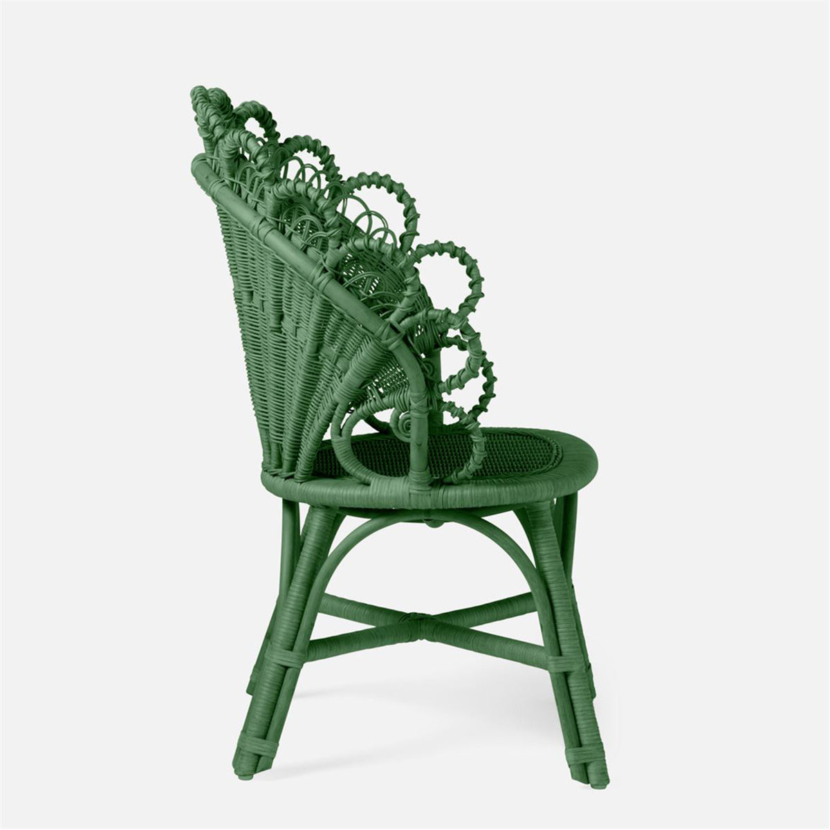 Made Goods Gretel Peacock Style Rattan Dining Chair