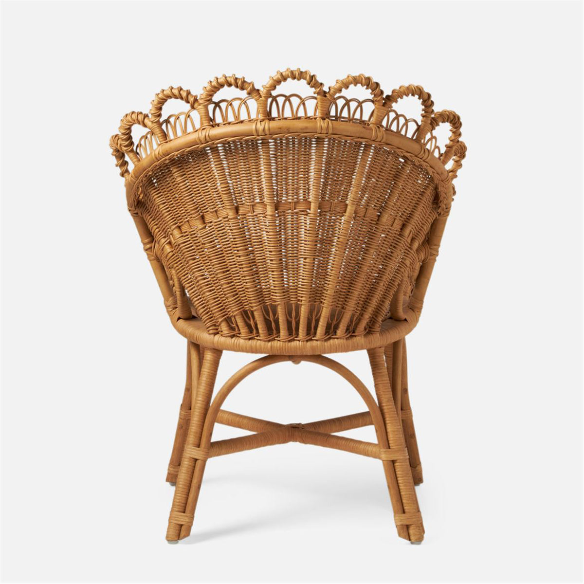 Made Goods Gretel Peacock Style Rattan Dining Chair