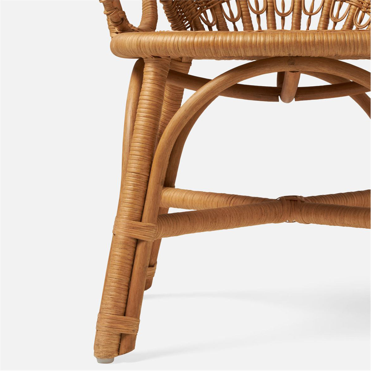 Made Goods Gretel Peacock Style Rattan Dining Chair