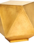 Villa & House Hedron Side Table - Brass