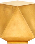 Villa & House Hedron Side Table - Brass