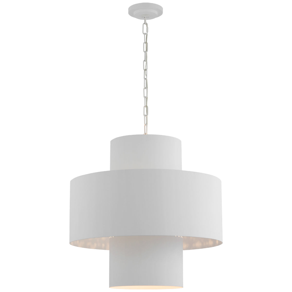 Visual Comfort Chalmette 25-Inch Layered Pendant