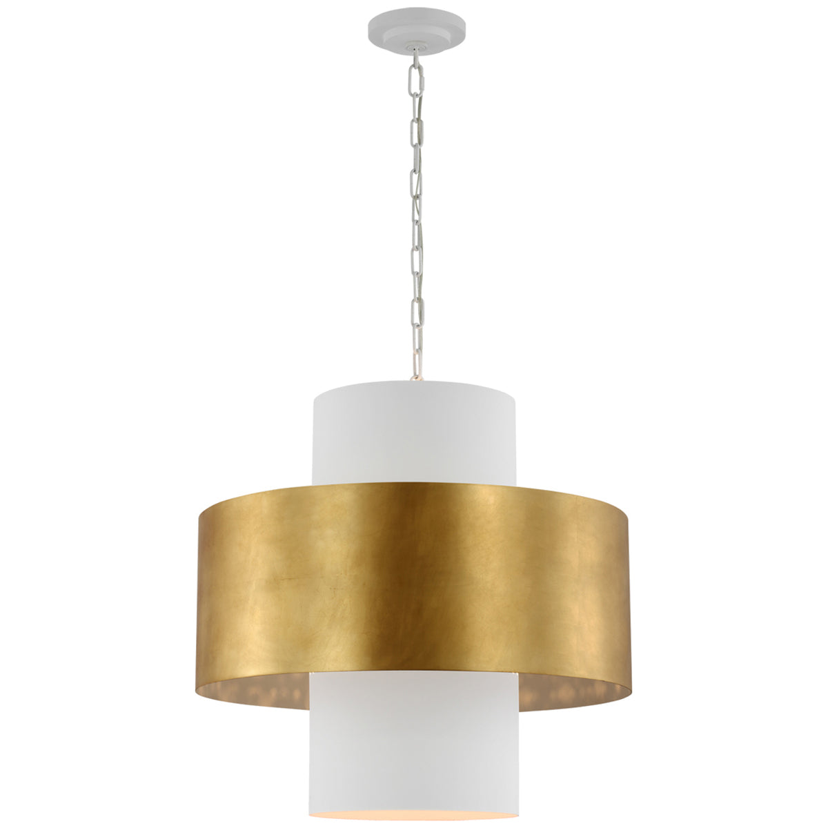 Visual Comfort Chalmette 25-Inch Layered Pendant