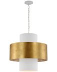 Visual Comfort Chalmette 25-Inch Layered Pendant