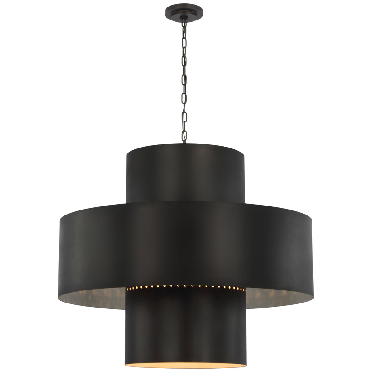 Visual Comfort Chalmette 38-Inch Layered Pendant