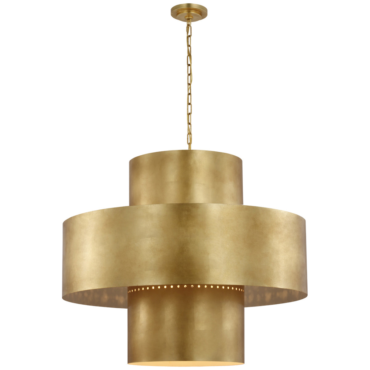 Visual Comfort Chalmette 38-Inch Layered Pendant