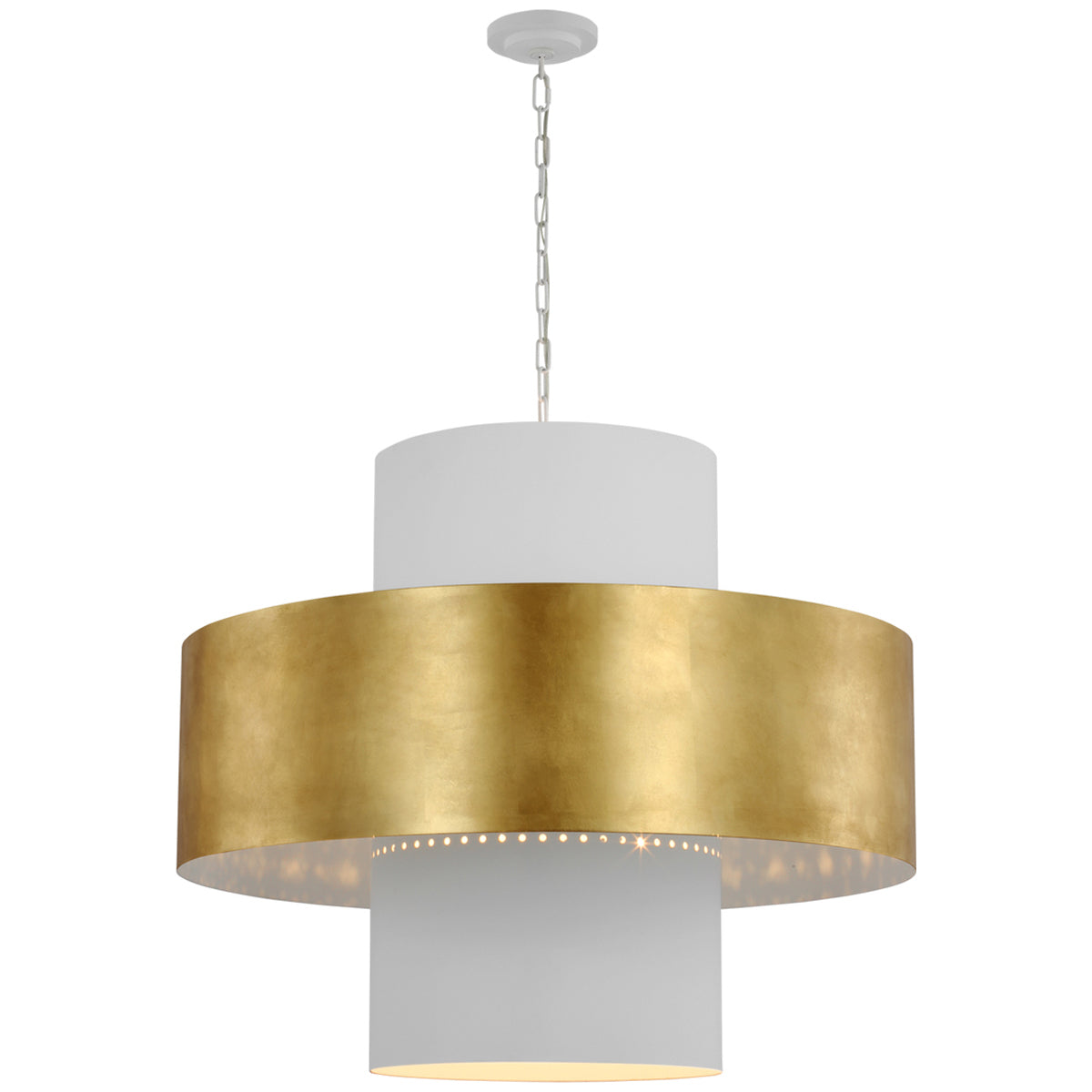 Visual Comfort Chalmette 38-Inch Layered Pendant