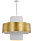 Visual Comfort Chalmette 38-Inch Layered Pendant