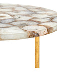 Villa & House Jenay Side Table - Gold Leafed Stand