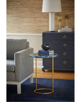 Villa & House Jenay Side Table - Gold Leafed Stand